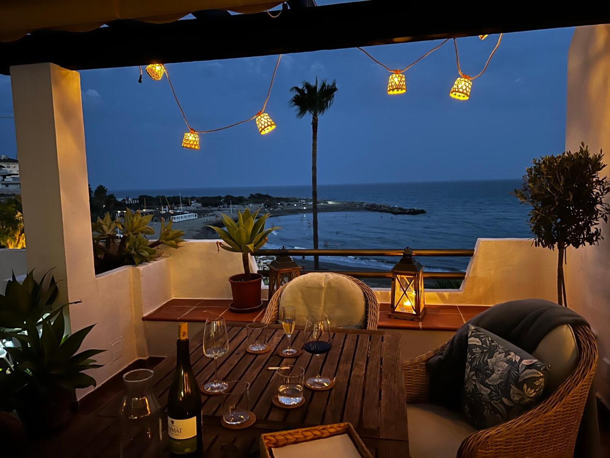אסטפונה Playa Cristo Amazing Beach Terrace Appartment מראה חיצוני תמונה